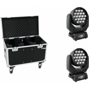 EUROLITE Set 2x LED TMH-X5 + Case
