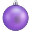 EUROPALMS Deco Ball 7cm, purple, matt 6x