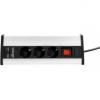 Adam hall cables 8747 ds3 usb - power strip desktop series 3-way with