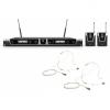 LD Systems U506 BPHH 2 - Wireless Microphone System with 2 x  Bodypack and 2 x Headset beige