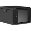 NPR404/B - Wall mounted 9.5&quot; / 10.5&quot; cabinet - 4 units - 420mm depth - Black