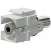 VCK310/W - Keystone adapter - 3.5 mm Jack female - 3.5 mm Jack female - White