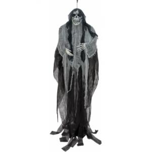 EUROPALMS Halloween Figure Old Woman, Glow in the Dark, 210cm