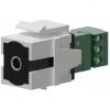 Vck315/w - keystone adapter - 3.5 mm jack female - 3-p terminal block