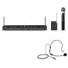 LD Systems U306 HBH 2 - Wireless microphone system with bodypack, headset and handheld microphone dynamic,  655 - 679 MHz