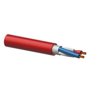LS07HF - LSZH Speaker cable - 2 x 0,75mm2 - 7,8mm - Red - 100 METER