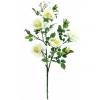 EUROPALMS Rose branch, artificial, white, 90cm
