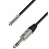 Adam Hall Cables K4 BYV 0300 - Headphone Extension 3.5 mm Jack Stereo to 6.3 mm Jack Stereo 3 m