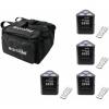 EUROLITE Set 4x AKKU TL-3 TCL Trusslight + SB4 Soft-Bag