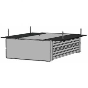 MBS101R - Setup box installation accessories - Mounts one unit into a 19&rdquo; equipment rack (1he)