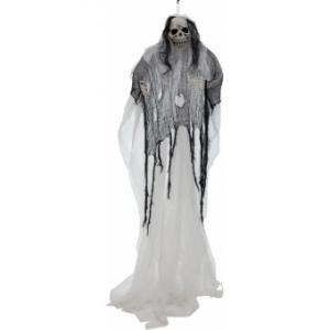 EUROPALMS Halloween Figure White Woman, Glow in the Dark, 210cm