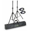 Gravity SS 5211 B SET 2 Set of 2 Speaker Stands with Bag and 2 Standard Speaker Cables, 5 m