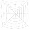 Europalms halloween spiderweb, 180x180cm