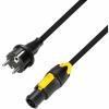 Adam hall cables 8101 tcon 0150 - power cord cee 7/7 - powercon