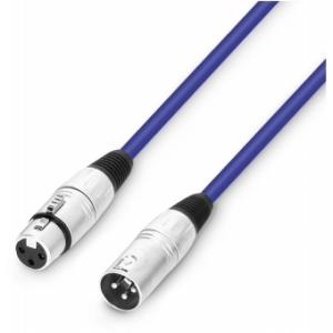 Adam Hall Cables 3 STAR MMF 0050 BL - Microphone Cable XLR female x XLR male | 0.5 m