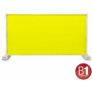 Adam Hall Accessories 0159 X BAU 9 - Fence Panel Gauze type 800 1.76 x 3.41 m, with eyelets, yellow