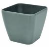 EUROPALMS Deco pot LUNA-33, rectangular, silver