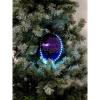 EUROPALMS LED Snowball 8cm, purple 5x