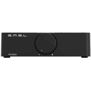 SMSL A100 - Amplificator de putere stereo 2 x 80 W @ 4 Ohm, conexiune Bluetooth 5.0