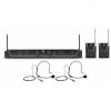 LD Systems U305 BPH 2 - Dual - Wireless Microphone System with 2 x Bodypack and 2 x Headset - 584 - 608 MHz
