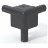 Adam hall hardware q 4506 dg - corner for casemaker dark grey