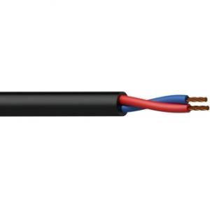 BLS207/1 - Loudspeaker cable - 2 x 0.75 mm&sup2;-18 AWG - CCA - 100 meter - black