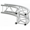 SQ22C300 - Square section 22 cm circle truss, tube 35x2mm, 4x FCQ3 included, D.300,