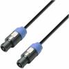 Adam Hall Cables K3 S215 SS 0200 - Speaker Cable 2 x 1.5 mm&sup2; Speakon Standard Speaker Connector 4-pole to Standard Speaker Connector 4-pole 2 m