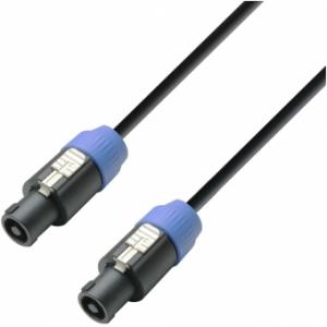 Adam Hall Cables K3 S215 SS 0500 - Speaker Cable 2 x 1.5 mm&sup2; Speakon Standard Speaker Connector 4-pole to Standard Speaker Connector 4-pole 5 m