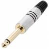 Adam Hall Connectors 3 STAR C JM2 GOLD - Jack TS | with gold-plated contacts