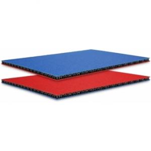 Adam Hall Hardware 0594 BLUR - SolidLite&reg; PP sheet blue / red 9.4 mm, 2500 x 1250 mm