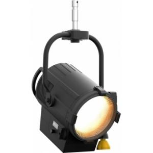 Prolights EclFresnel PTU - Proiector LED Fresnel 3200K, Tungsten 13'320 lm, 17-66&deg;, barndoors /Negru