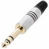 Adam hall connectors 3 star c jm3 gold - jack trs |