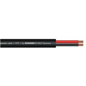 SOMMER CABLE Speaker cable 2x2,5 100m bk FRNC