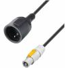 Adam hall cables 8101 kf 0150 pcon - 1.5m rubber