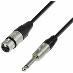 Adam Hall Cables K4 MFP 0150 - Microphone Cable REAN XLR female to 6.3 mm Jack mono 1.5 m