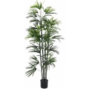 EUROPALMS Fan palm seedling, artificial plant, 150cm