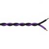 PR4407/1 - Twisted assembling cable - 2 x 0.5 mm&sup2; - 20 AWG - 100 meter, black &amp; purple