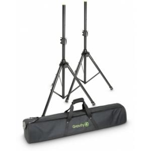 Gravity SS 5211 B SET 1 - Set of 2 Speaker Stands with carrying bag