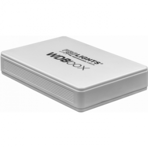 WDBBOX - WDMX battery transmitter, mini 5p DMX and WIFI IN, 2.4 GHz, 0.4 kg