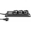 Adam Hall Accessories 8747 IP 3 - 3-Outlet Power Strip with IP44 Rating