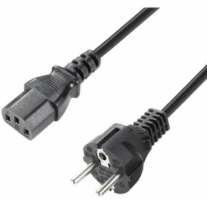 Adam Hall Cables 3 STAR PKD 0100 - Power Cablel IEC C13 x CEE7/7 3 x 0.75 mm&sup2;| 1 m