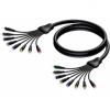 REF8033/5 - Multi core cable - 8 x RCA/Cinch male - 8 x RCA/Cinch male - 5 meter