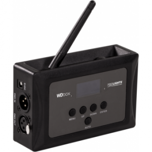 WDBOX - Wireless DMX Transceiver, IN/OUT 3-pin XLR, distance 200m, 2.4 GHz, 0.6 kg