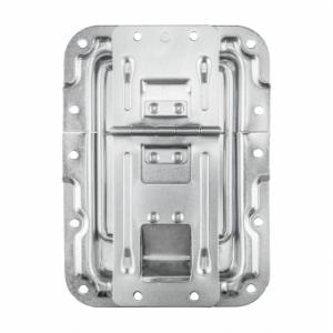 Adam Hall Hardware 270838 - Lid Stay Large Cranked with Hinge, Click-Stop Function and Rivet Protection
