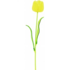 EUROPALMS Crystal tulip, yellow, artificial flower, 61cm 12x