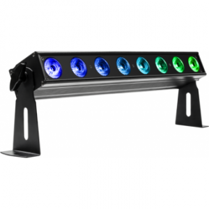 Prolights LumiPix 8H - Banda LED cu putere mare 8x12W RGBWAP/FC + UV, pixel control, 22&deg; beam, IP33