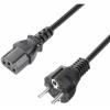 Adam hall cables 3 star pkd 0500 - power cable iec c13 x cee7/7 3 x