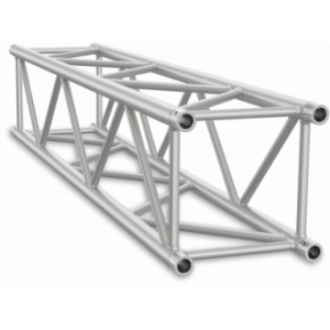 HQ40100B - Square section 40 cm Heavy Truss, extrude tube&Oslash;50x3mm, FCQ5 included, L.100cm,BK