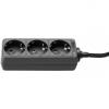 Adam hall accessories 8747 x 3 m 3 - 3-outlet power strip 3m cable